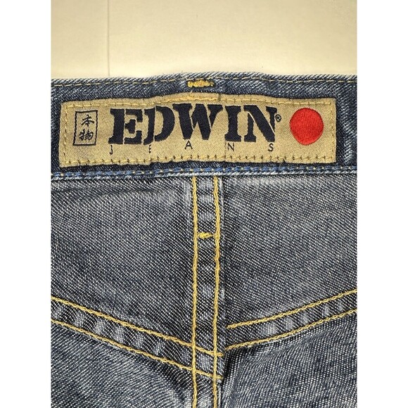 Edwin Men’s Jeans Vintage Japanese Blue Denim Made In Canada ED-827 Size 30x26 - Picture 6 of 13